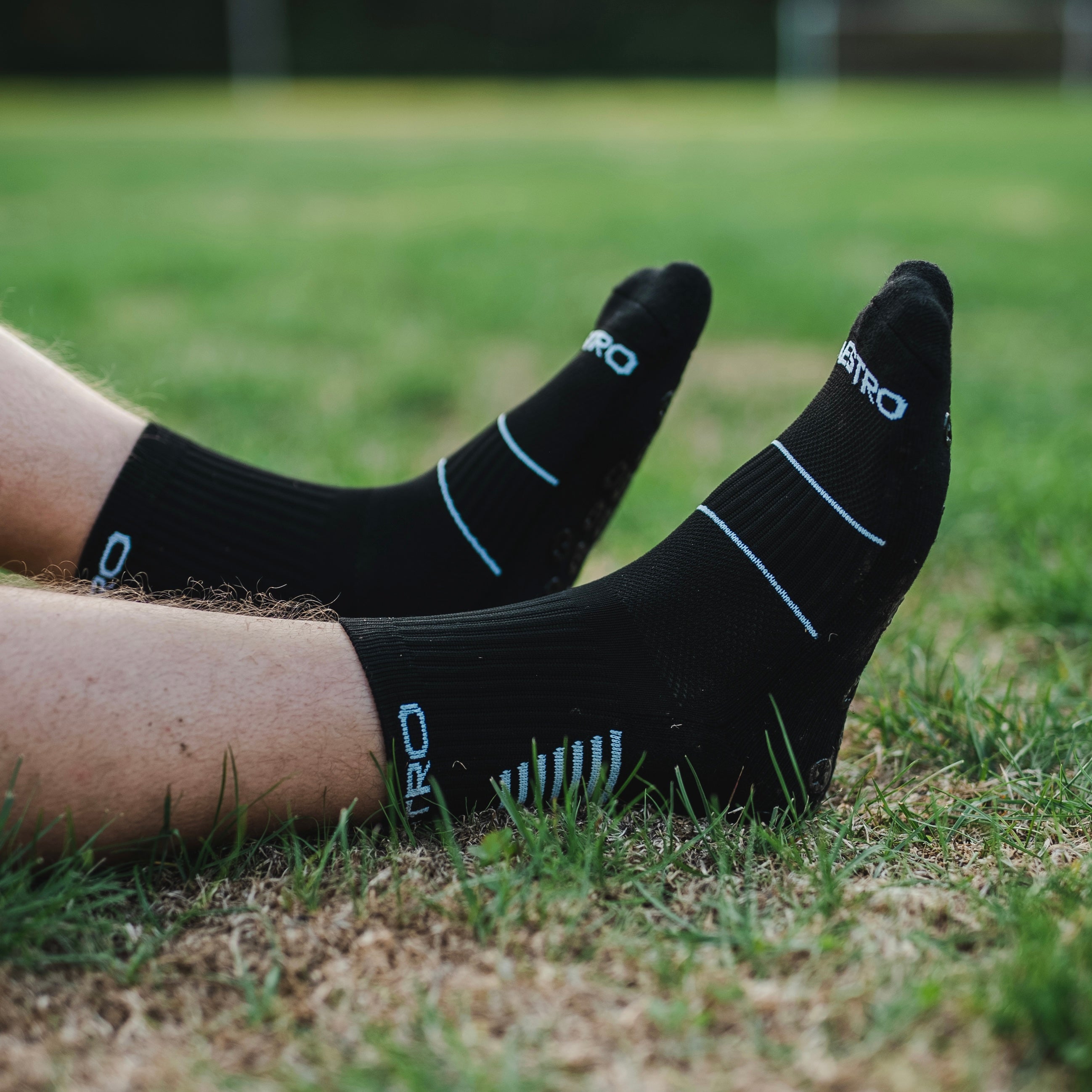 Black Maestro Ankle Grip Socks