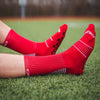 Load image into Gallery viewer, Red Maestro Grip Socks